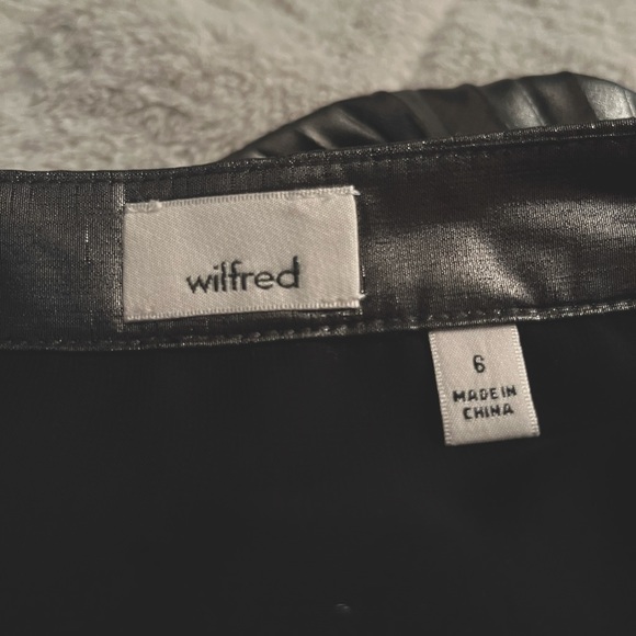 Wilfred metallic silver pleated skirt - Picture 3 of 3